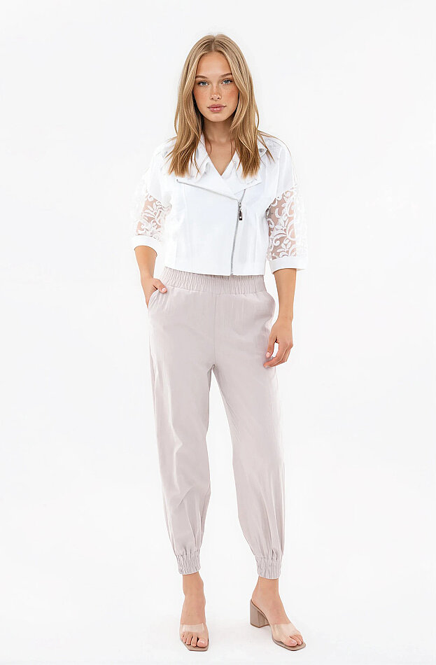 Beli Ve Paçası Lastikli Pantolon - 27