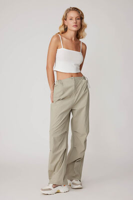 VİTRİN - Beli Ve Paçası Lastikli Paraşüt Kumaş Cepli Pantolon