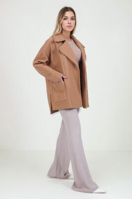 Büyük Cepli Kaşe Ceket - Thumbnail (5)