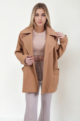 Büyük Cepli Kaşe Ceket - Thumbnail (2)