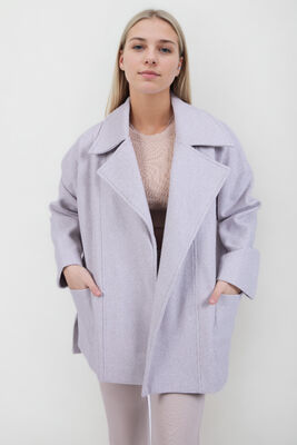 Büyük Cepli Kaşe Ceket - Thumbnail (10)