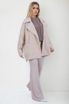 Büyük Cepli Kaşe Ceket - Thumbnail (19)