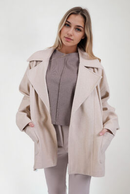 Büyük Cepli Kaşe Ceket - Thumbnail (21)