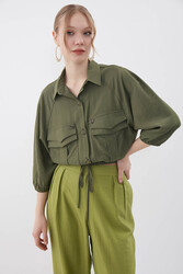 Cepli Beli Lastikli Gömlek - 1