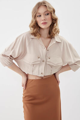 Cepli Beli Lastikli Gömlek - 6