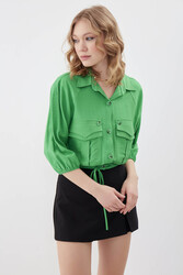 Cepli Beli Lastikli Gömlek - 12