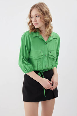 Cepli Beli Lastikli Gömlek - 12