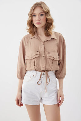 Cepli Beli Lastikli Gömlek - 18