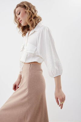 Cepli Beli Lastikli Gömlek - 23