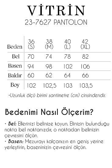 Çift Düğmeli Havuç Pantolon - 13