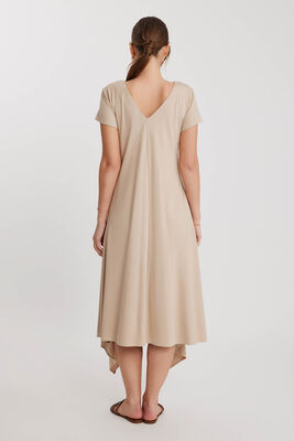 Çift V Yaka Modal Kumaş Şalvar Elbise - 5