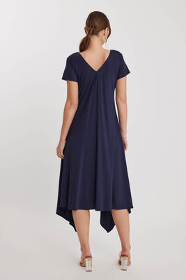 Çift V Yaka Modal Kumaş Şalvar Elbise - 10