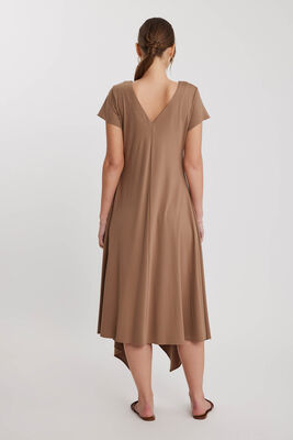 Çift V Yaka Modal Kumaş Şalvar Elbise - 20