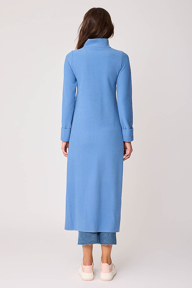 Derin Yırtmaçlı Örme Bluz - 37
