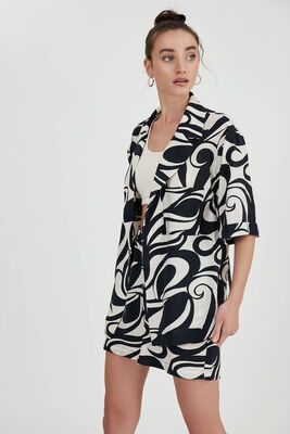 Desenli Salaş Ceket - Thumbnail (3)