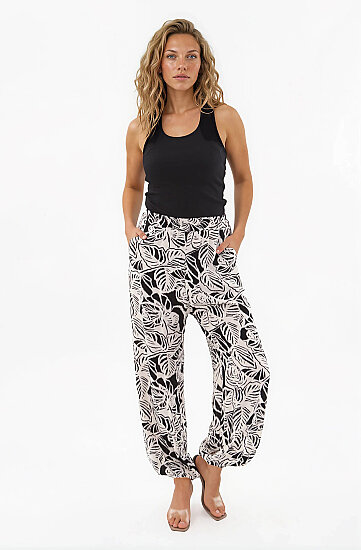 Desenli Şalvar Pantolon (1)