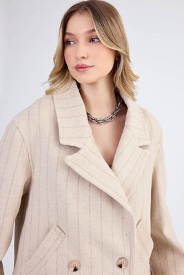 Düşük Omuz Çizgili Kaban - Thumbnail (5)