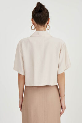 Düşük Omuz Salaş Gömlek - Thumbnail (21)