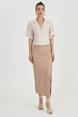 Düşük Omuz Salaş Gömlek - Thumbnail (18)