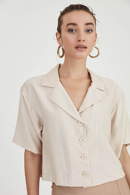 Düşük Omuz Salaş Gömlek - Thumbnail (19)