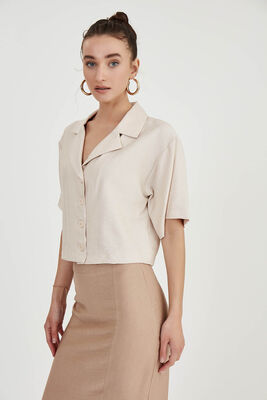 Düşük Omuz Salaş Gömlek - Thumbnail (20)