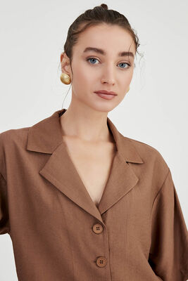 Düşük Omuz Salaş Gömlek - Thumbnail (24)