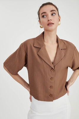 Düşük Omuz Salaş Gömlek - Thumbnail (25)