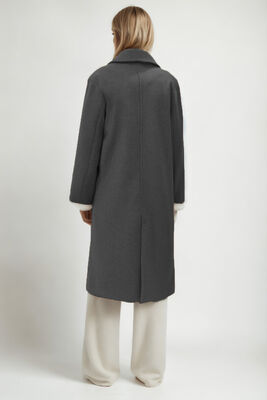 Düşük Omuzlu Uzun Kaban - Thumbnail (28)