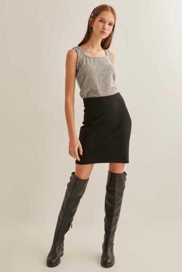 Diz Üstü Kalem Etek - 2