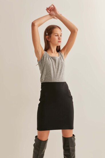 Diz Üstü Kalem Etek - 3