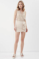 Fırfırlı Mini Etek - 14