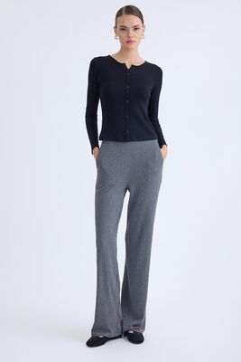 VİTRİN - Geniş Paça Fitilli Eşofman Pantolon