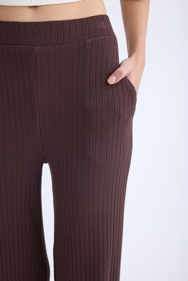 Geniş Paça Fitilli Eşofman Pantolon - Thumbnail (6)