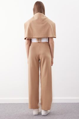 Geniş Paça Örme Pantolon - Thumbnail (17)