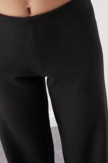 Geniş Paça Örme Pantolon - 23