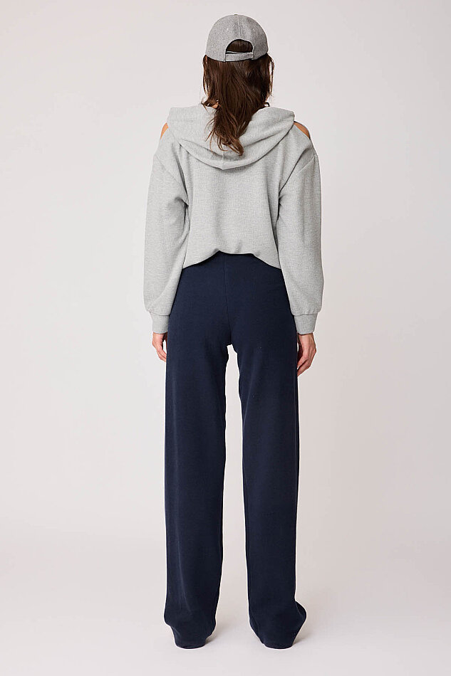 Geniş Paça Örme Pantolon - 35