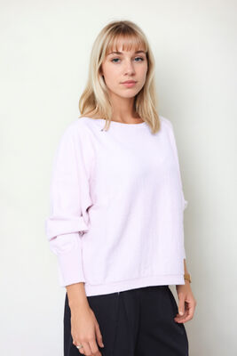 Geniş Yaka Yarasa Kol Oversize Triko Bluz - Thumbnail (24)