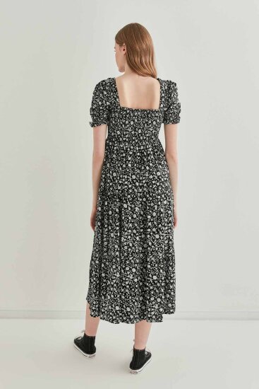 Gipeli Balon Kol Uzun Elbise - 13