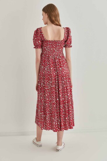 Gipeli Balon Kol Uzun Elbise - 5