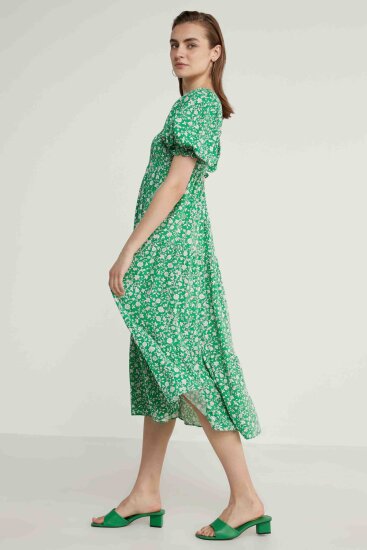 Gipeli Balon Kol Uzun Elbise - 8