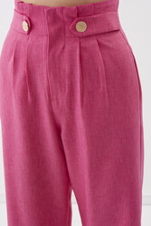 Gold Düğme Detaylı Pantolon - 7