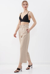 Gold Düğme Detaylı Pantolon - 24