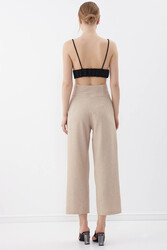 Gold Düğme Detaylı Pantolon - 25