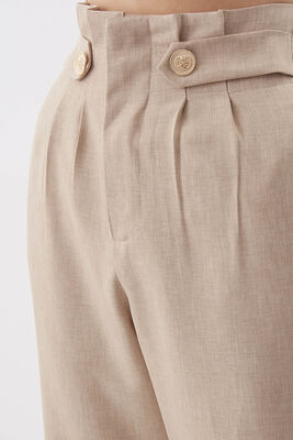 Gold Düğme Detaylı Pantolon - 22
