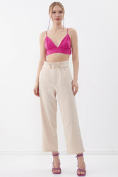 Gold Düğme Detaylı Pantolon - 26