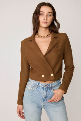 VİTRİN - Gold Düğmeli Astarlı Triko Ceket