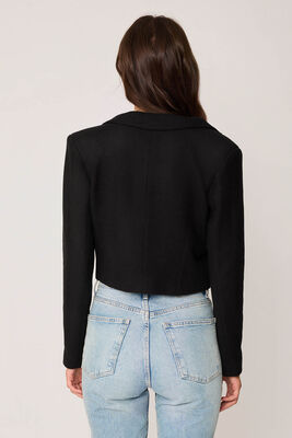 Gold Düğmeli Astarlı Triko Ceket - Thumbnail (14)