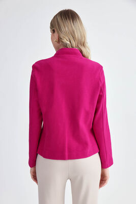 Gold Düğmeli Triko Ceket - Thumbnail (9)