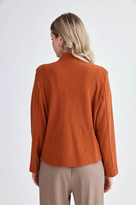 Gold Düğmeli Triko Ceket - Thumbnail (14)