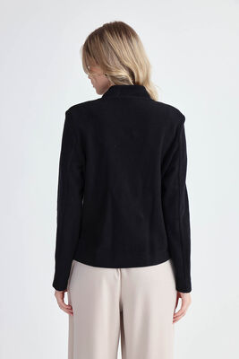 Gold Düğmeli Triko Ceket - Thumbnail (19)